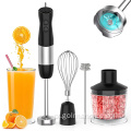 Liquidificador Mini Mini Mão Elétrica Misturador Mixer Imersão com Ovo Batedor Whisk Hand Blender Set